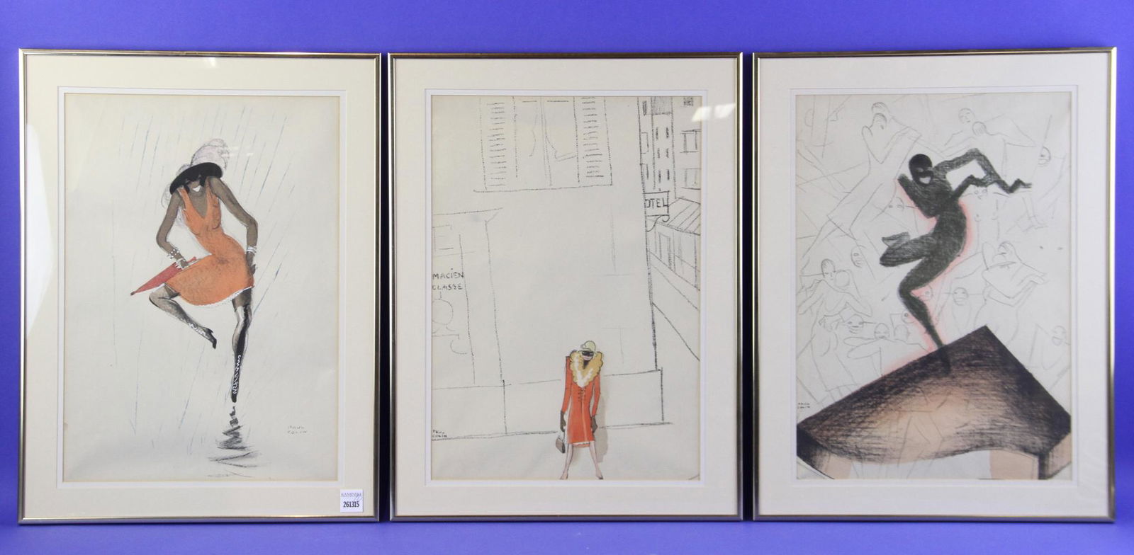 Paul Colin Prints, Black Jazz Dancers (1 of 5)