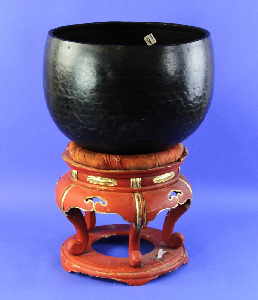 Chinese Copper Cooking Pot on Stand (1 of 3)