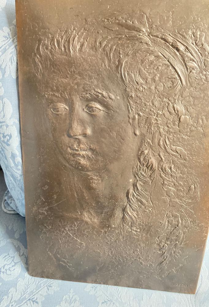 Kahlil Gibran Bronze Plaque (1 of 1)