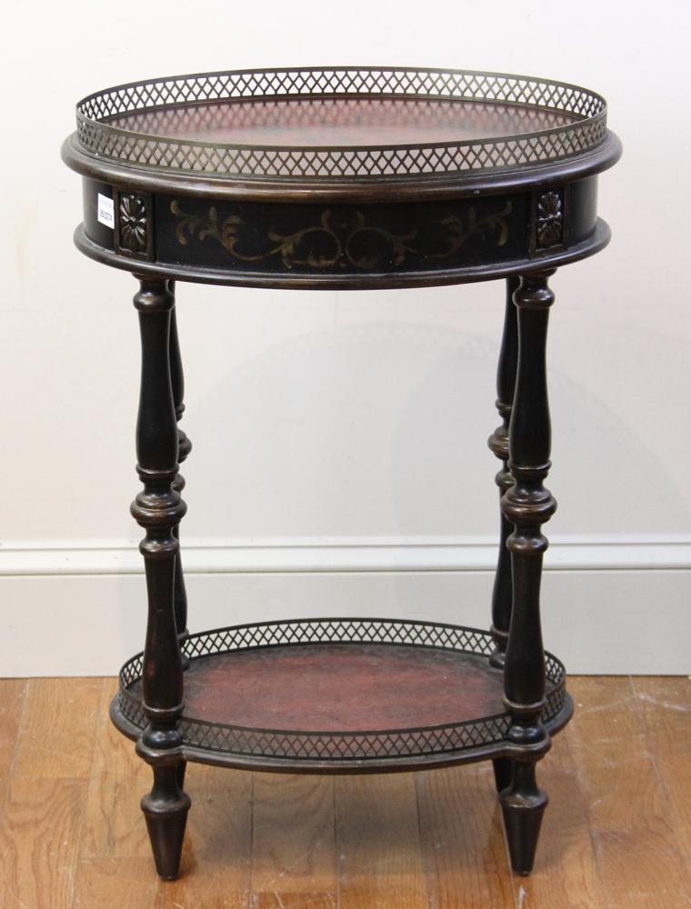 Chinoiserie Decorated Oval Top Table (1 of 3)
