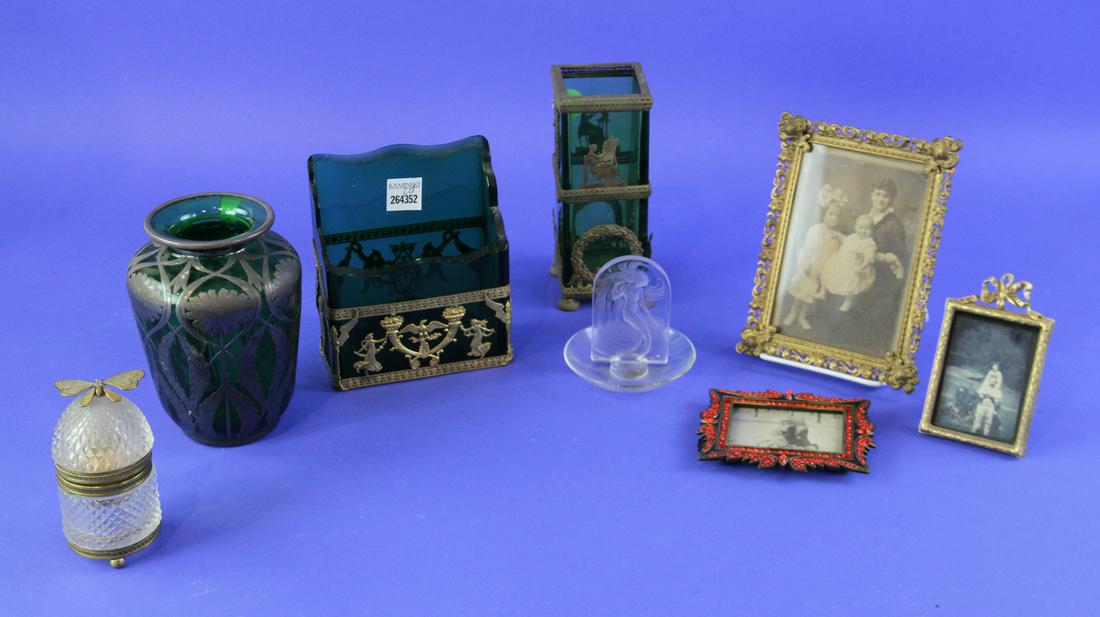 Silver Overlay Vase, Frames, Lalique, Others (1 of 5)