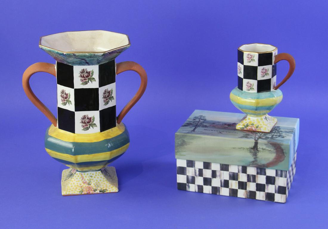 MacKenzie-Childs Vase and Mug (1 of 4)