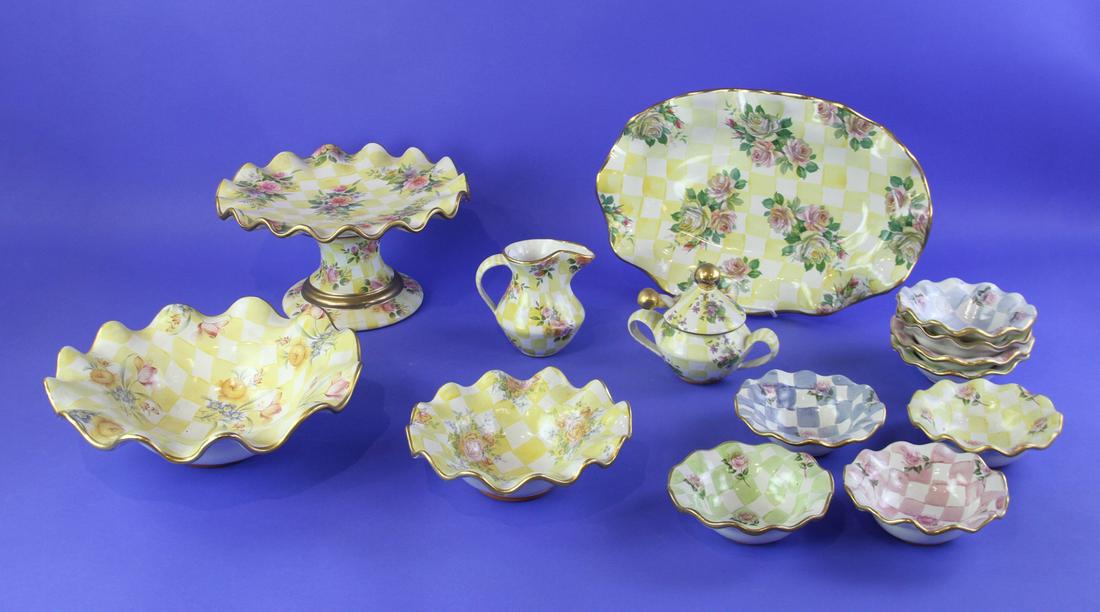 MacKenzie-Childs Yellow Serving Pieces (1 of 4)