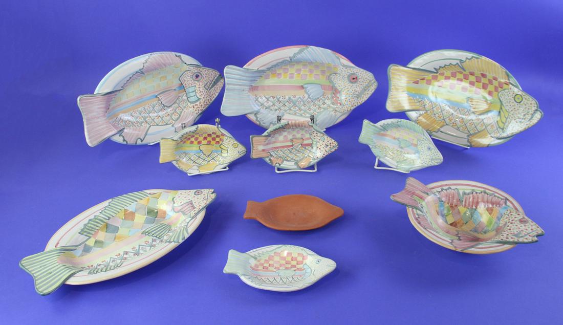 MacKenzie-Childs Fish Plates (1 of 5)