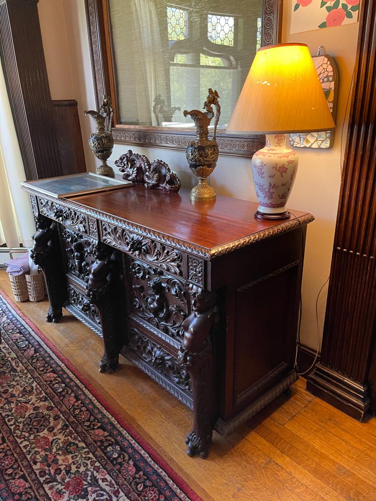 Pair of Late 19thC Classical Revival Urns (1 of 1)