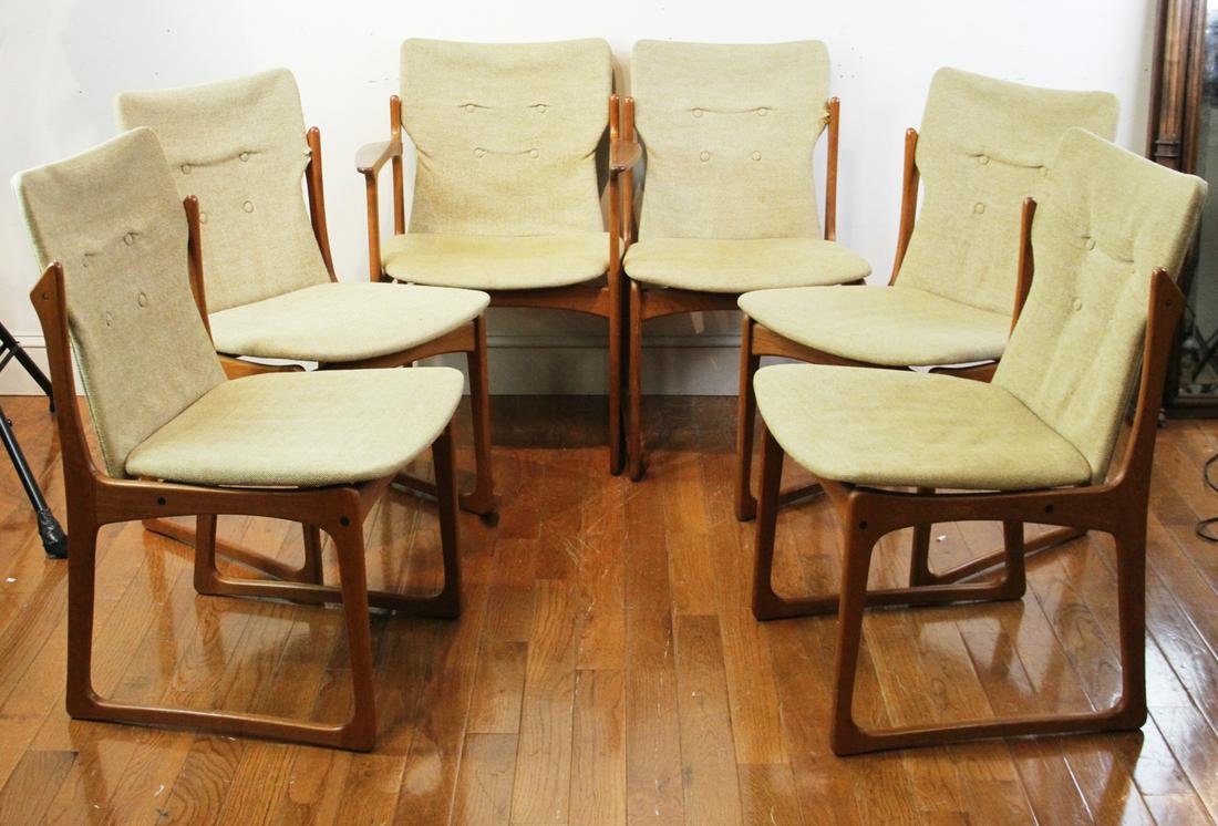 Mid Century Modern Danish Chairs Six (1 of 3)