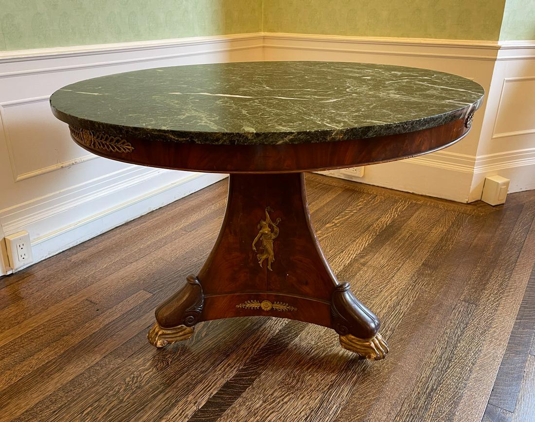 Marble Top Center Table (1 of 2)