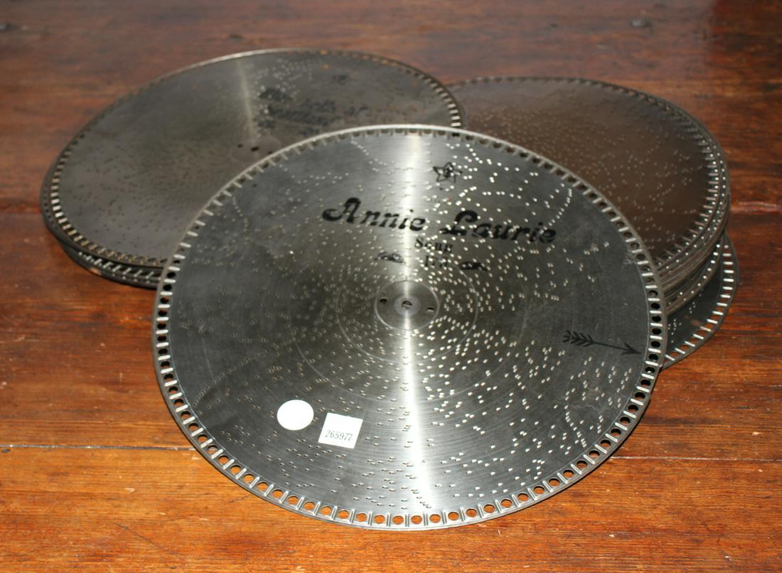 Collection of Antique Music Discs (1 of 1)