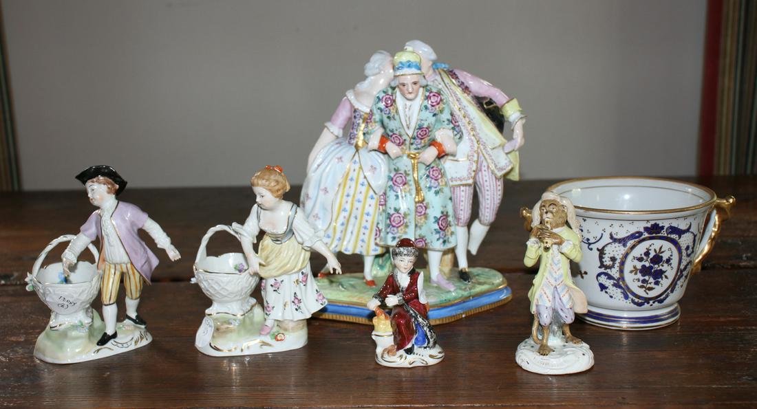 German Porcelain Figures Including Meissen (1 of 3)