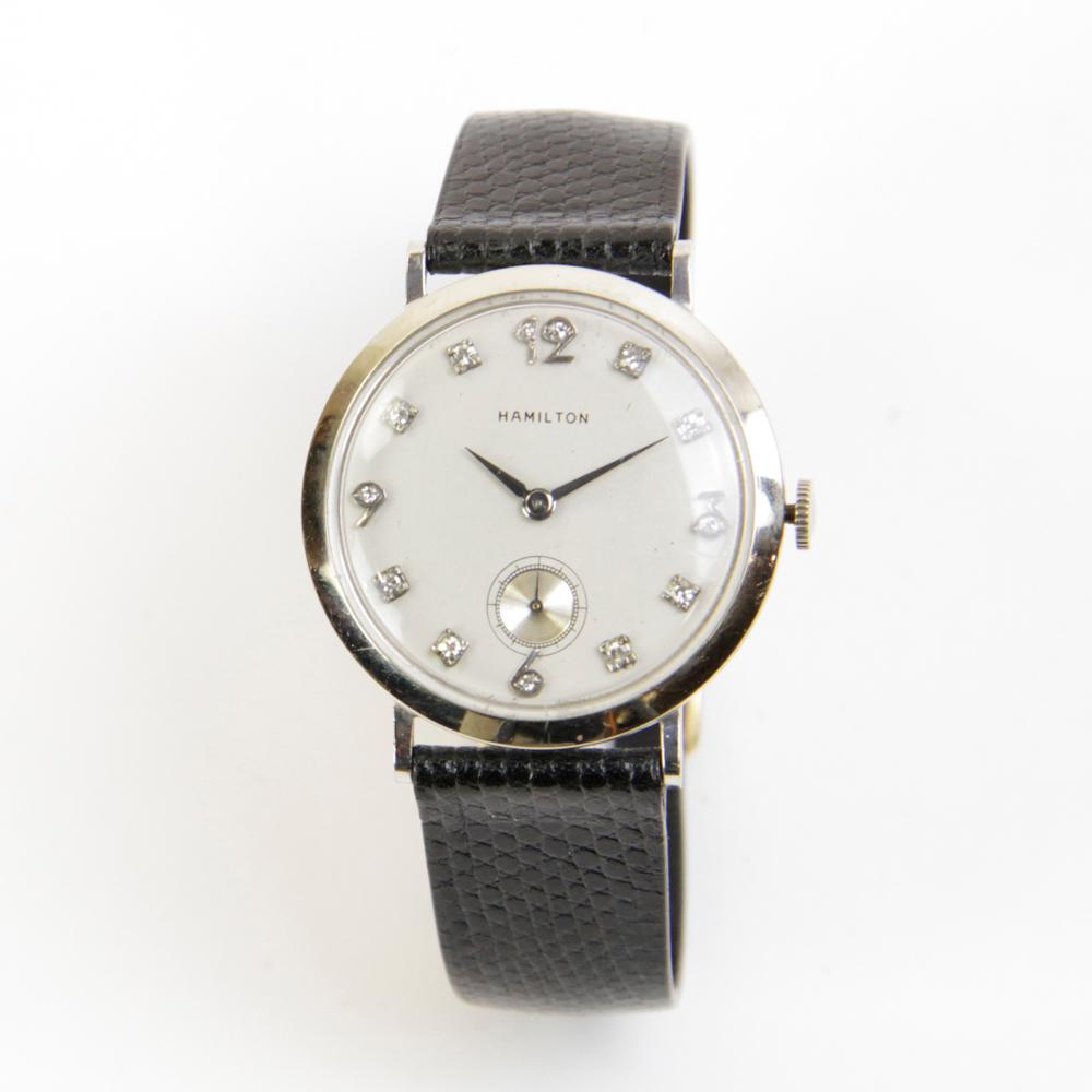 Hamilton Wristwatch Gold with Diamonds (1 of 9)