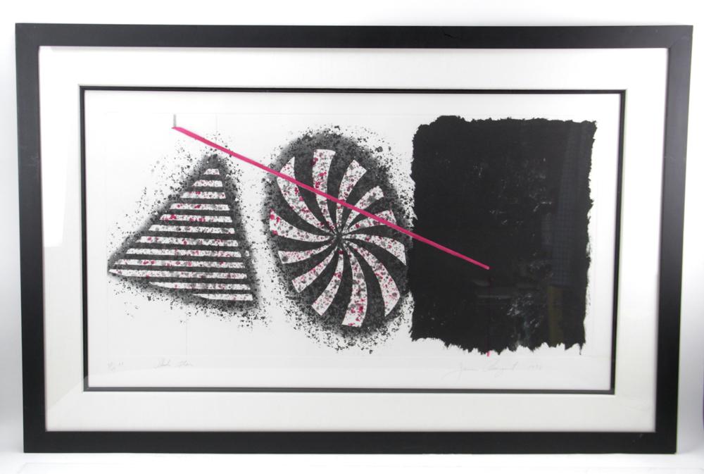 James Rosenquist, Black Star, Etching Aquatint (1 of 2)