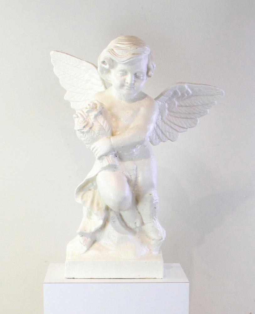 Cast Iron Cupid Statue (1 of 8)