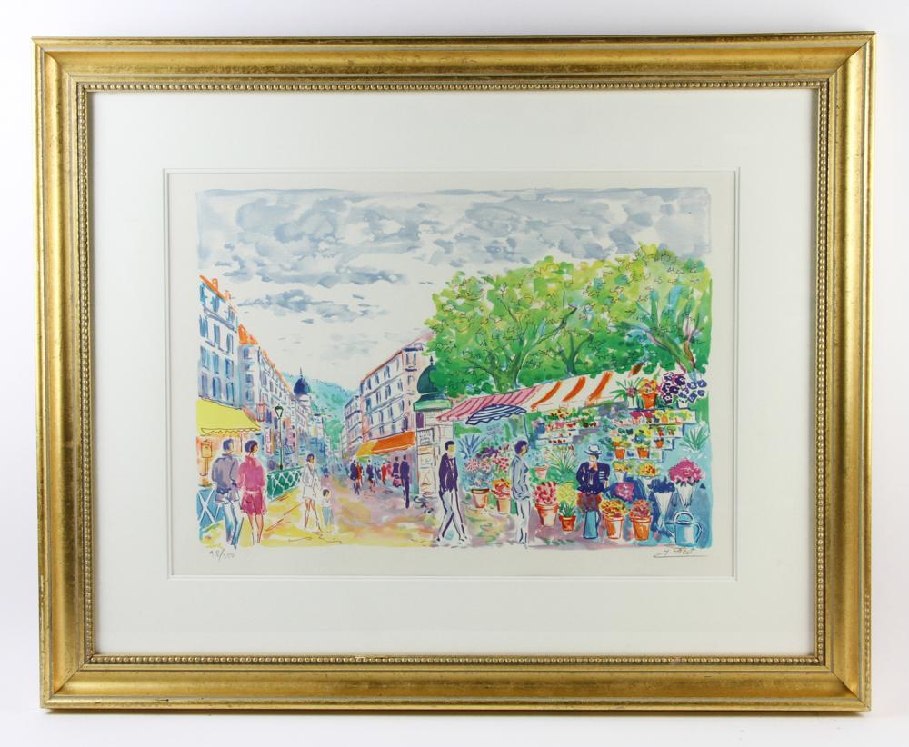 J Picot, France Street Scene, Print (1 of 6)