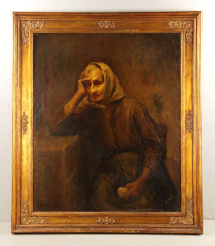 Deep in Thought, Oil on Board (1 of 7)