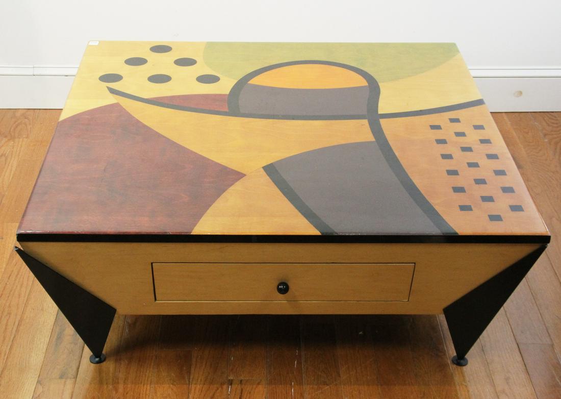 Benjamin Le, Liverly Inlaid Table, Signed (1 of 4)