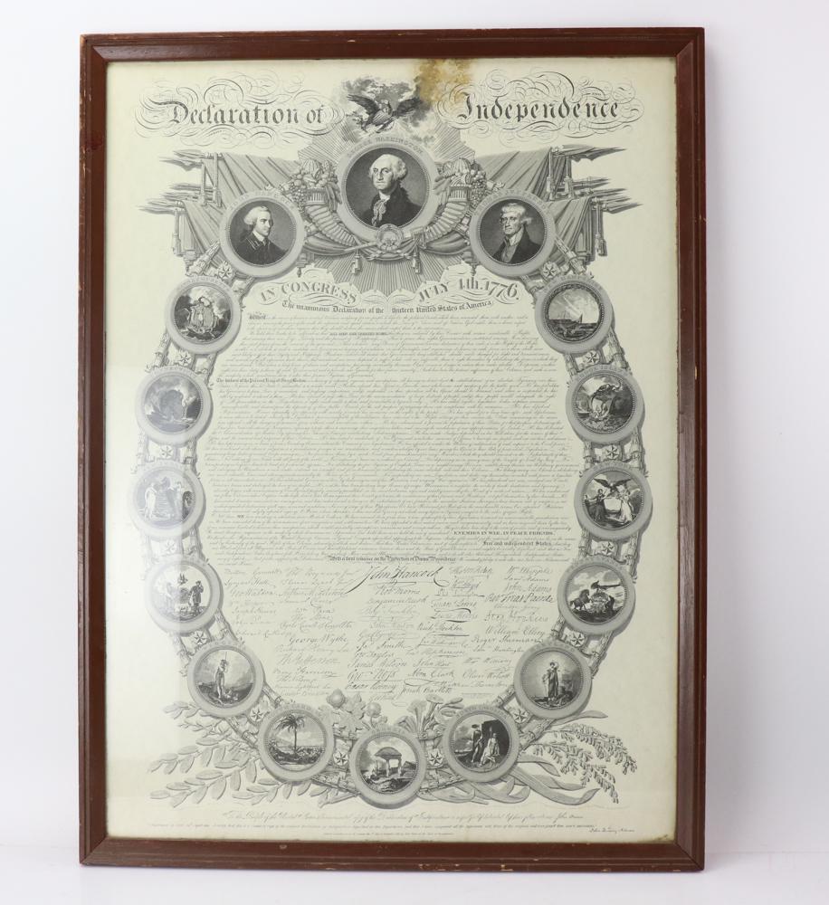 Print of The Declaration of Independence (1 of 8)
