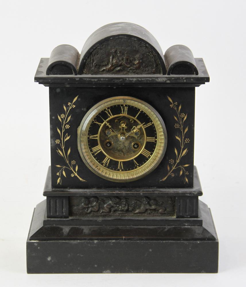 Victorian Black Marble Clock (1 of 7)