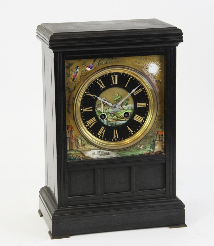 Black Marble Mantle Clock (1 of 6)