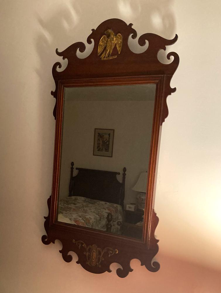 Irving and Casson Federal Mirror: Irving and Casson Federal Mirror, 34" x 18", 39" x 21". Provenance: Private Massachusetts Estate.