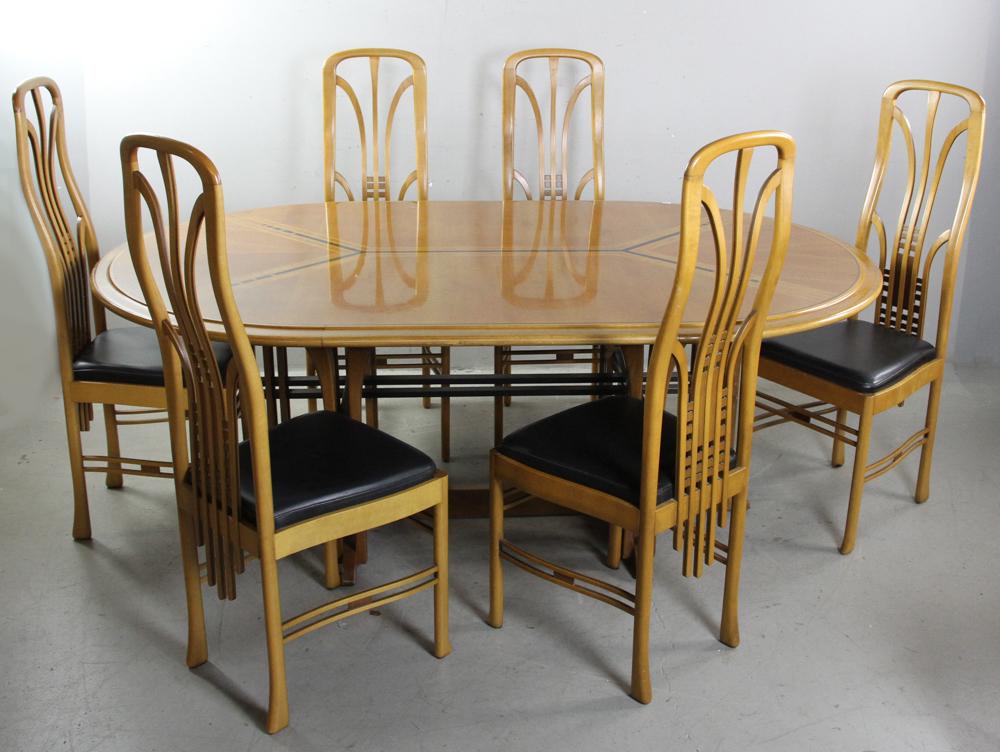 Dining Set, Table and Six Chairs (1 of 17)