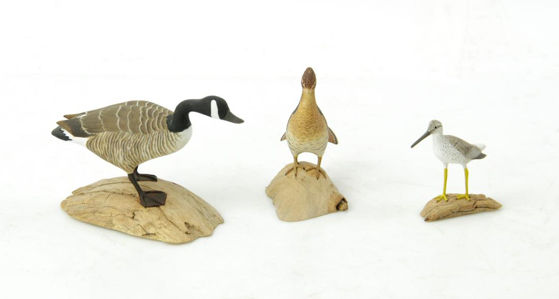 Hand Carved Canadian Goose, Yellowlegs, and Grouse (1 of 5)