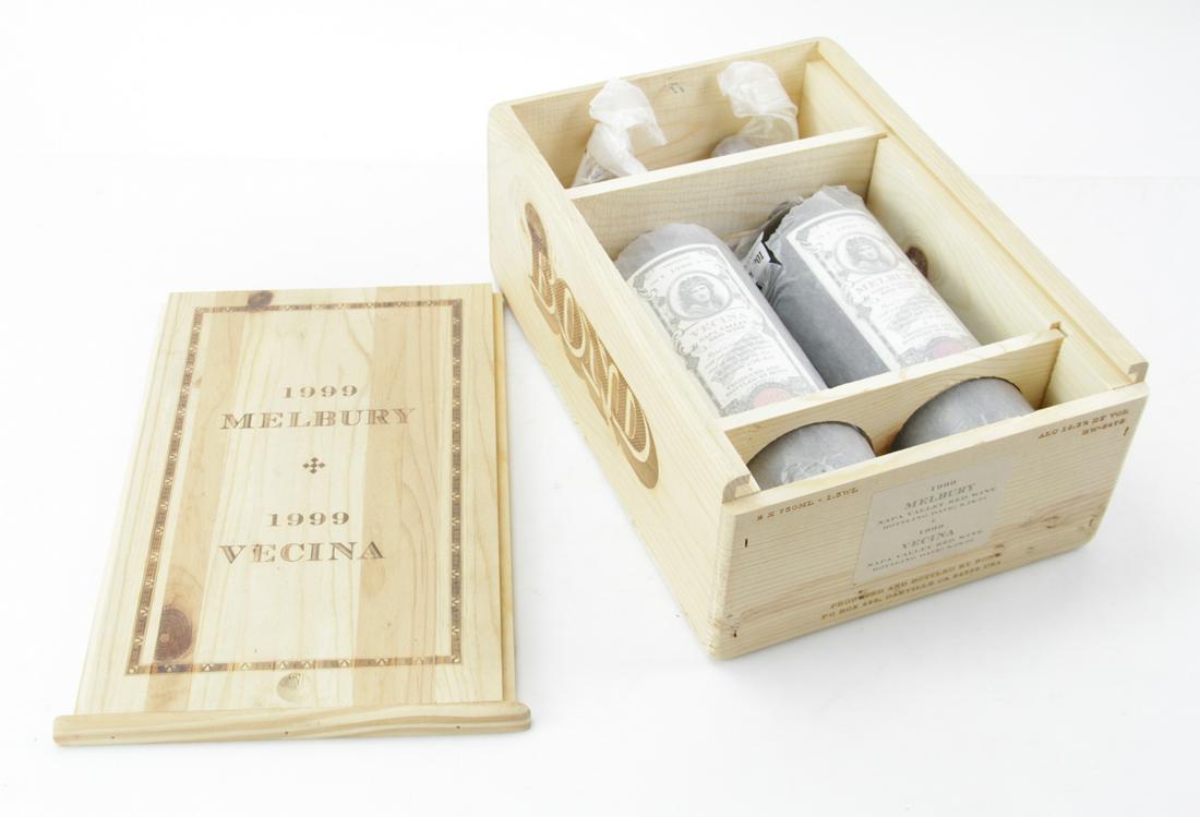 Two 1999 Red Wines in Original Box (1 of 5)