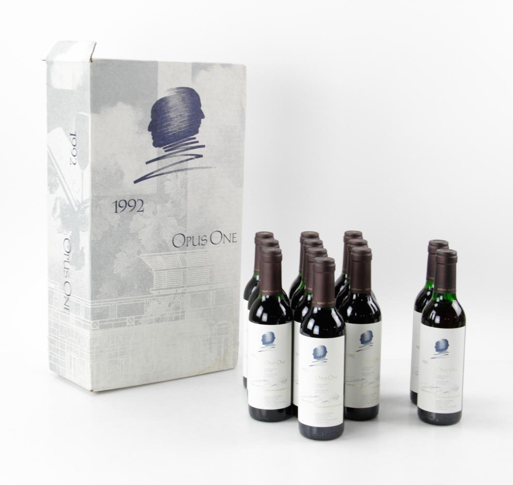 Twelve Bottles of 1992 Opus One (1 of 9)