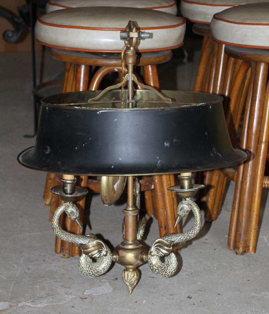 Decorative French Bronze Hanging Fixture (1 of 2)