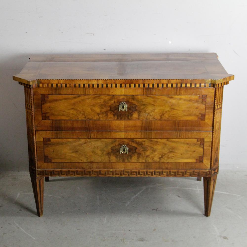 Louis XVI Provincial Walnut Commode (1 of 8)