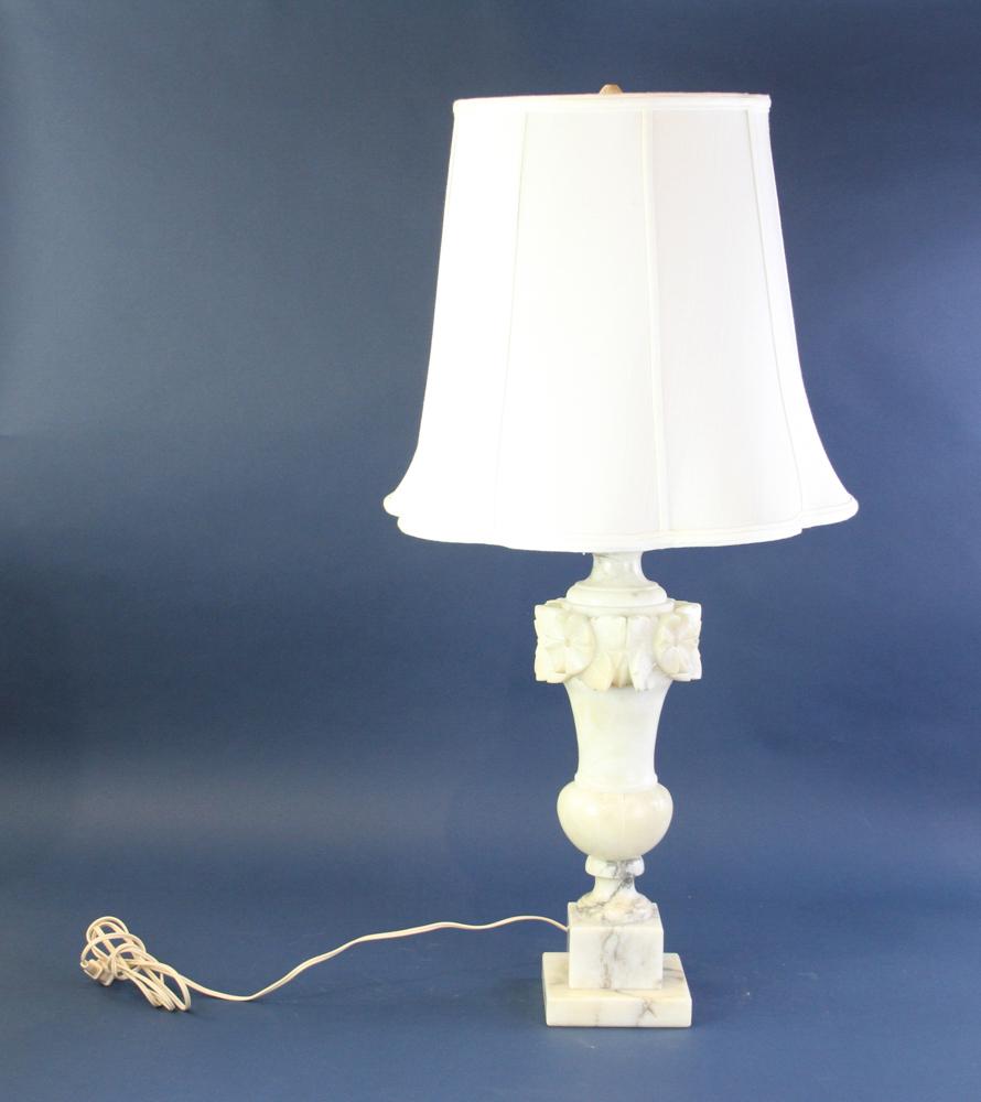 Tall Italian Marble Table Lamp (1 of 7)