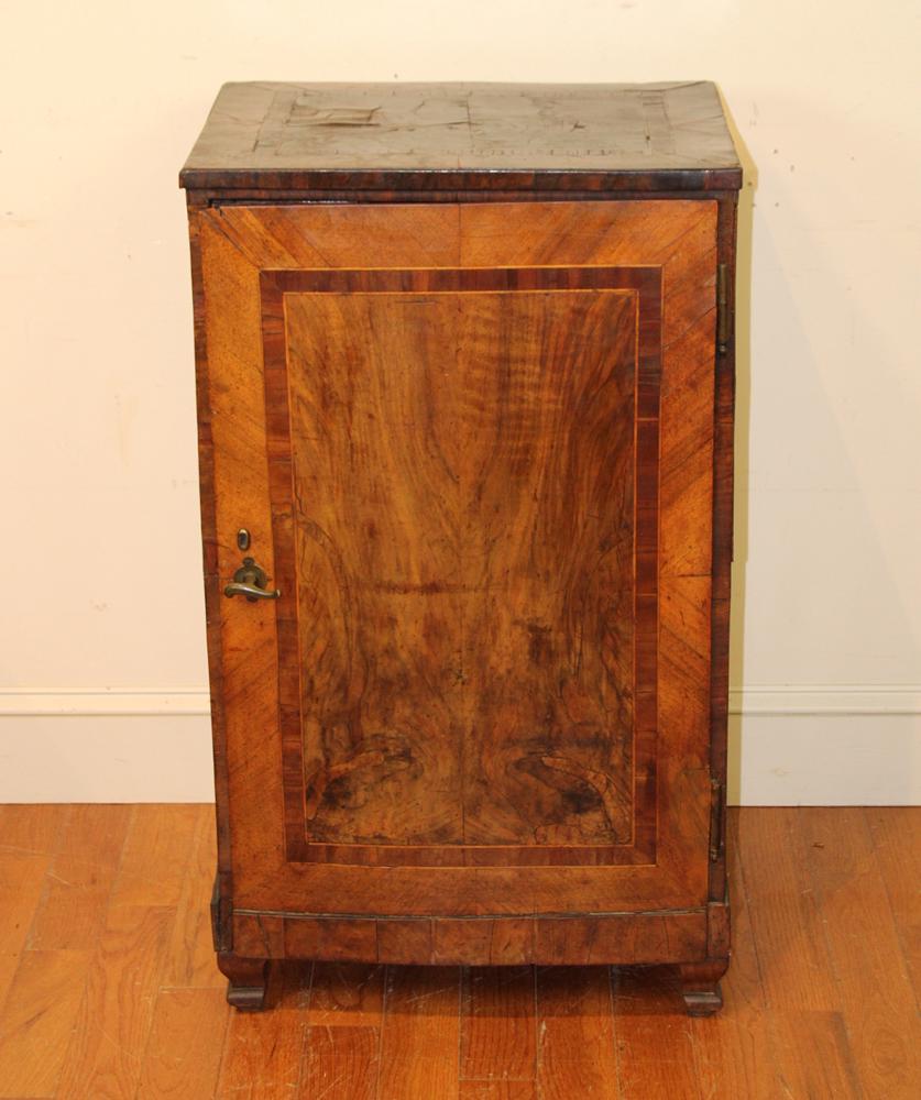 18thC Italian Walnut Marquetry Cabinet (1 of 6)
