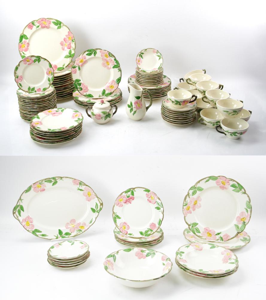 Set of Franciscan Desert Rose Dinnerware Pieces (1 of 9)