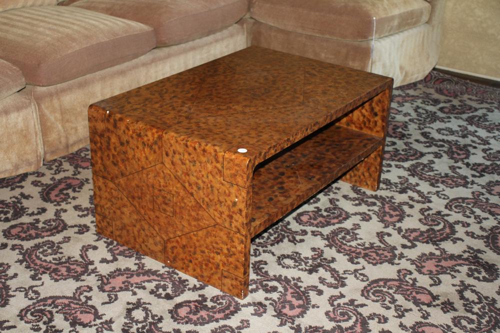 Coffee Table with Faux Marble Finish (1 of 1)