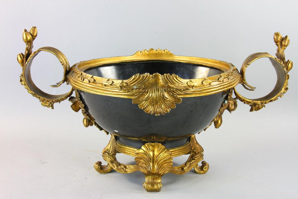 French Style Bronze 2-Handled Urn (1 of 5)