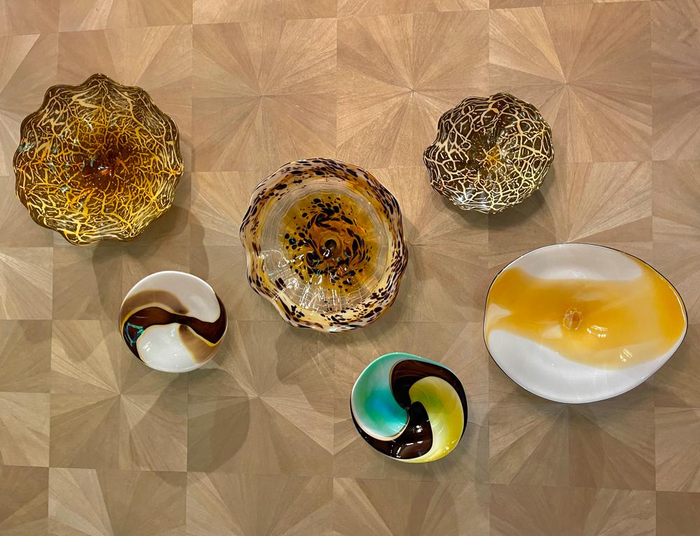 Art Glass Chargers Wall Art (1 of 1)