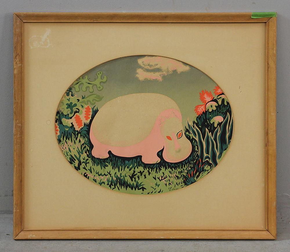 M Jules, Hippo, Print (1 of 4)