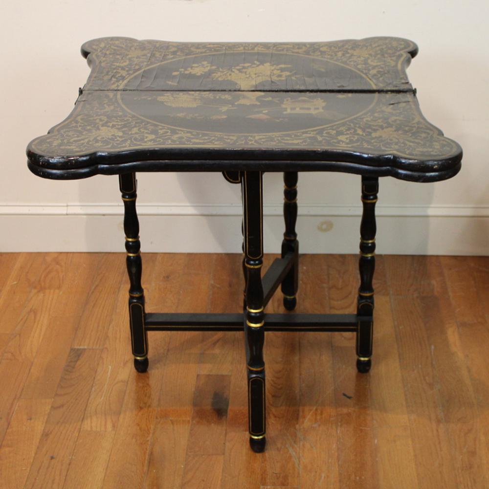 Antique Chinoiserie Games Table (1 of 9)