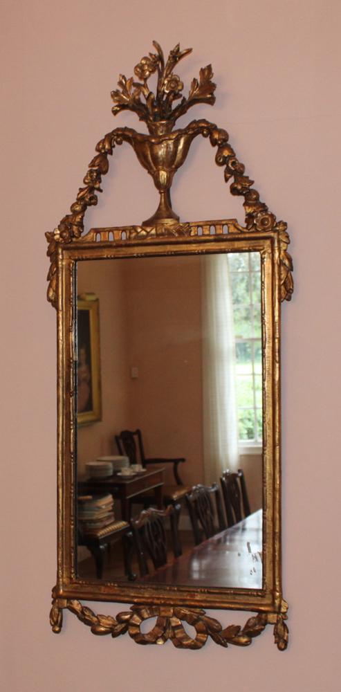 18th Century Italian Neoclassic Giltwood Framed Mirror (1 of 3)