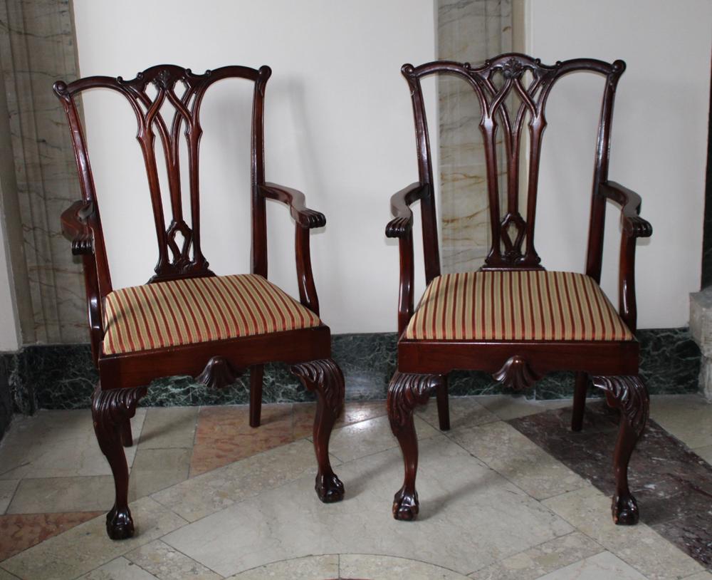 Pair of Circa 1900 Philadelphia Style Armchairs (1 of 3)