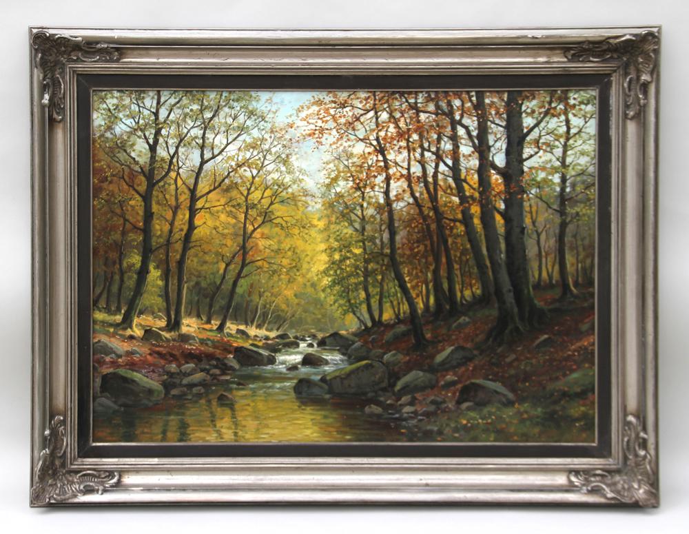 Pedar Mork Monsted, Oil on Canvas (1 of 4)