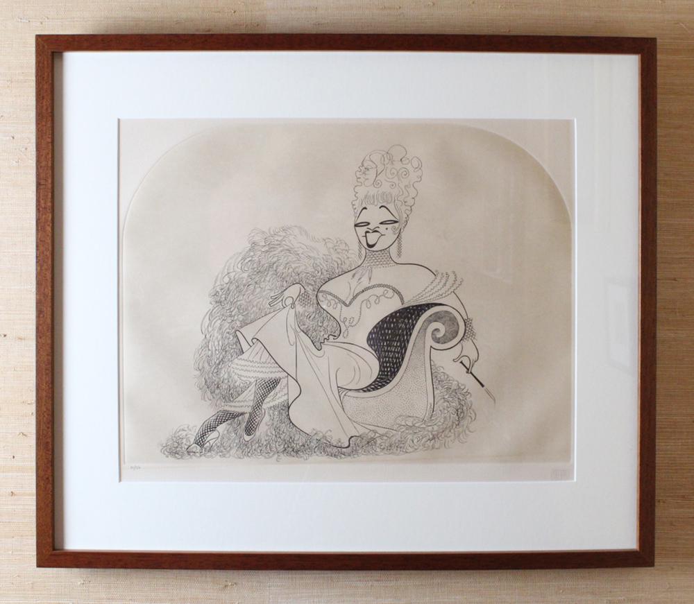 Al Hirschfeld, Caricature of Mae West, Print (1 of 4)