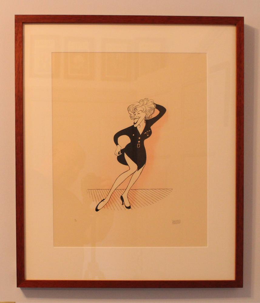 Signed Al Hirschfeld Lithograph, Bette Midler (1 of 4)