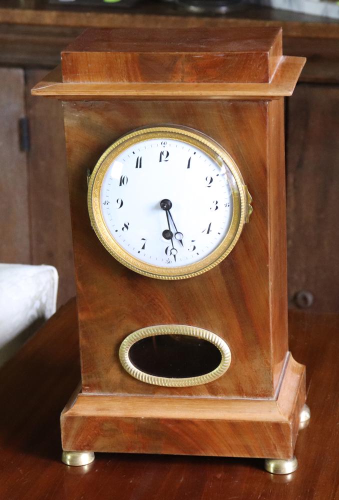 Circa 1830 Biedermeier Mantel Clock (1 of 6)