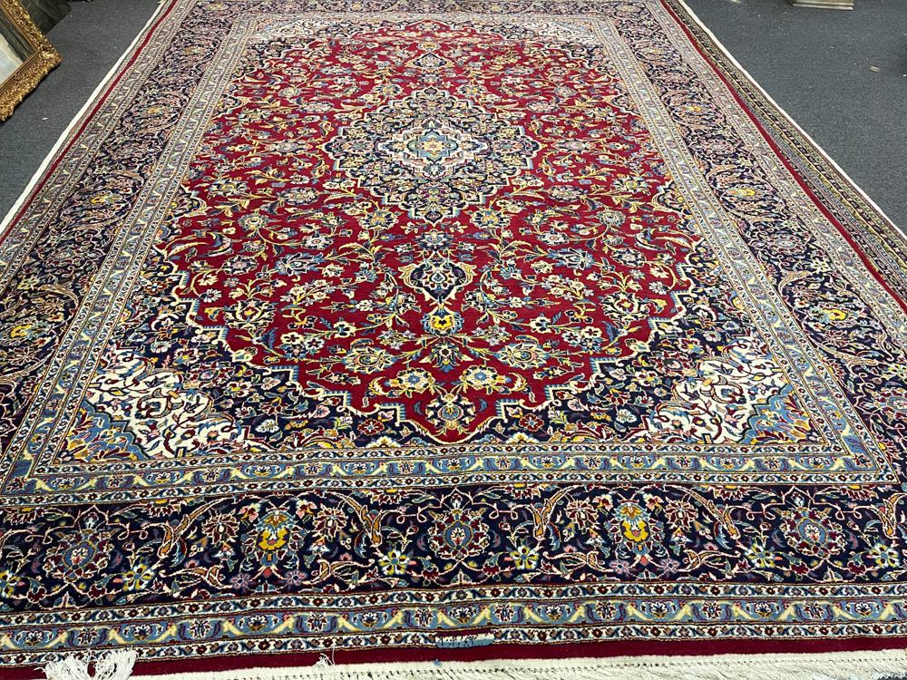 Semi Antique Persian Keshan Rug (1 of 4)