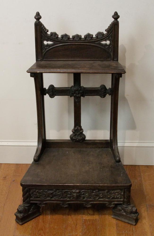 19thC French Prayer Bench (1 of 7)