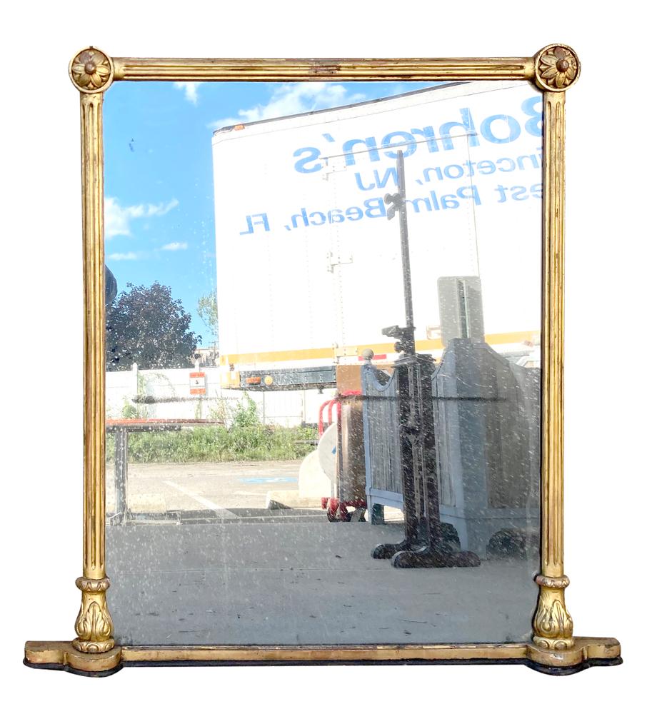 English Regency-Style Giltwood Hall Mirror (1 of 5)