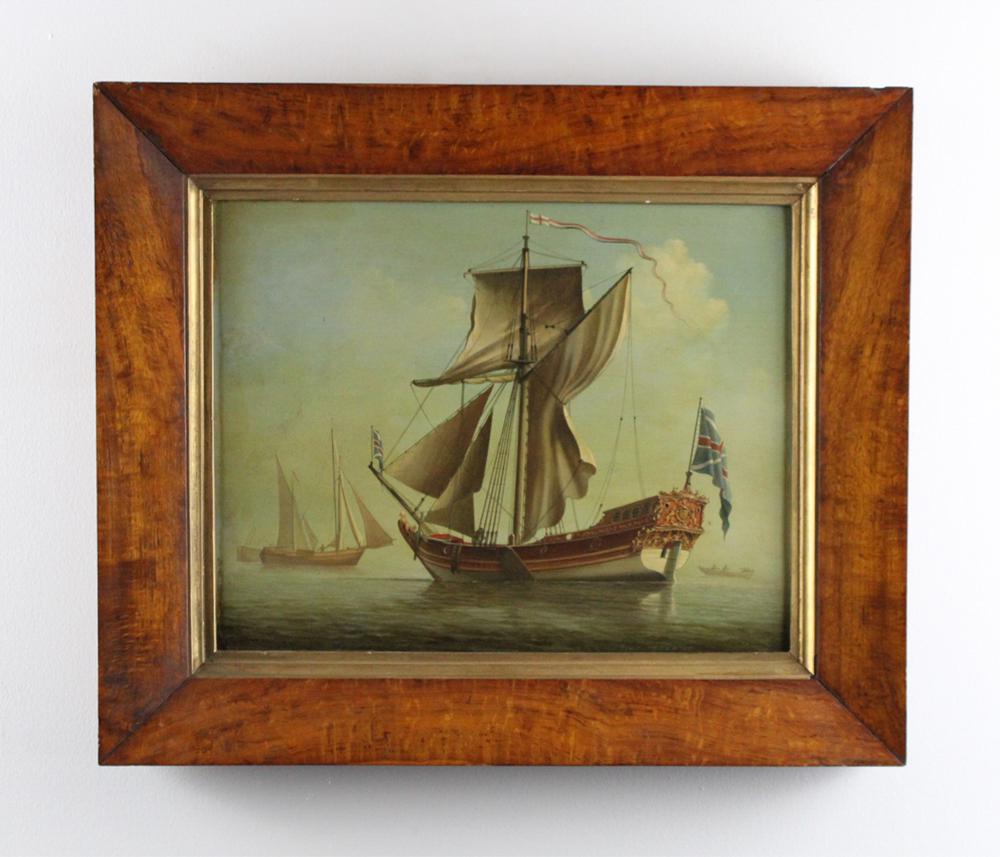 Louis Dodd, British Sloop at Anchor (1 of 5)