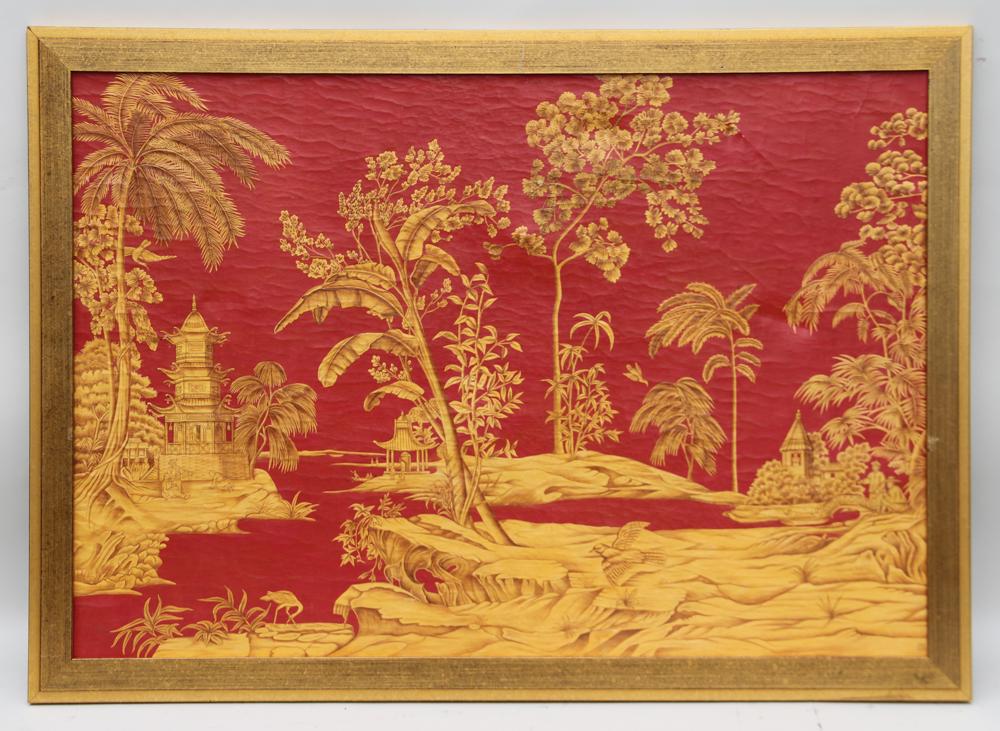 Chinese Chinoiserie, Panel (1 of 4)