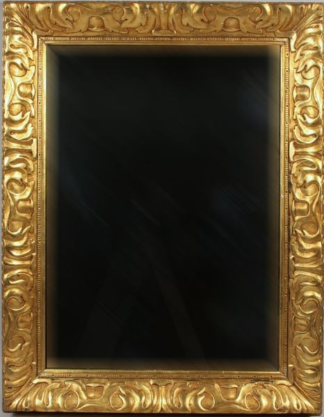 Early 20th C. American Gilt Wood Framed Mirror: Early 19th Century hand carved American gilt wood framed mirror, 36 3/4" x 26 1/2" mirror size, 46" x 35 1/2" frame size.