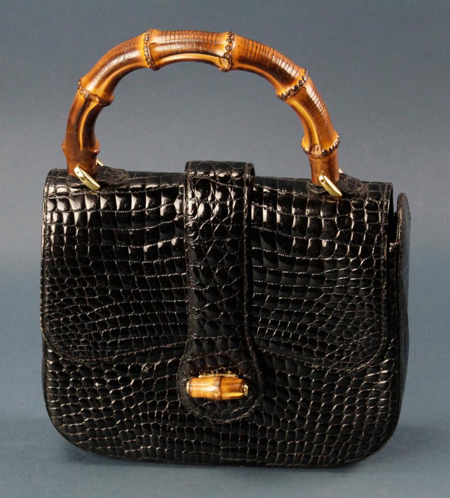 Gucci Black Leather Handbag (1 of 7)